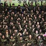Corea del Sud, i militari all'adunata durante il Foundation Day a Seoul04