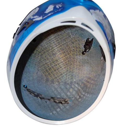 X-lite X-802R C.Checa Wrecked Phillip Island 2013 X-lite X-802R C.Checa Wrecked Phillip Island 2013