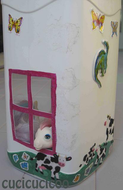 plastic bottle doll house