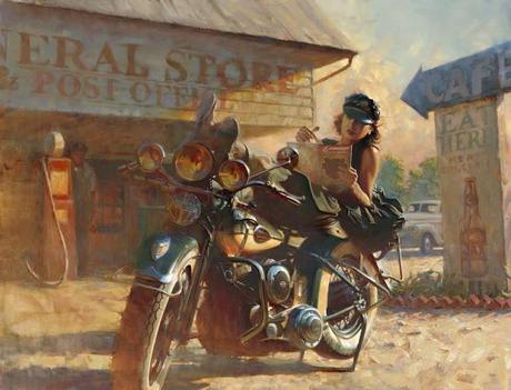 Motorcycle Art - David Uhl #3