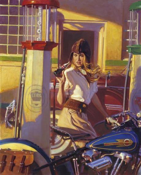 Motorcycle Art - David Uhl #3