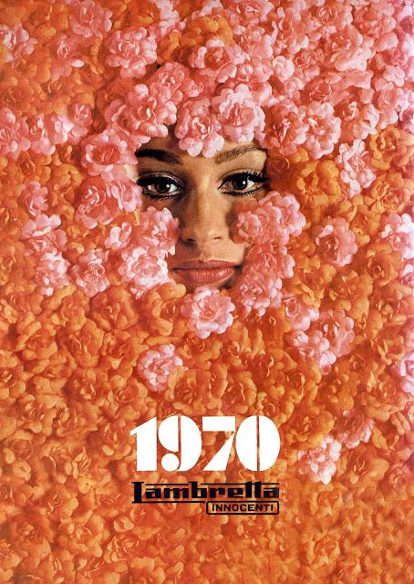 1970: IL CALENDARIO DELLA LAMBRETTA CON RAFFAELLA CARRà - FOTO