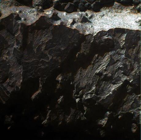 Opportunity sol 3267 Microscopic Imager detail