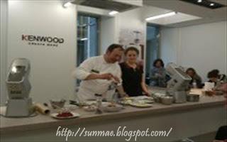 La CheeseCake dello  Chef Giovanni Maggi all' open day Kenwood a Milano.