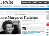 E morta Margaret Thatcher Margaret Thatcher 