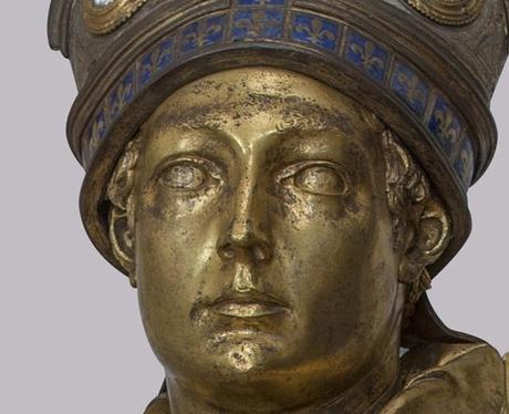 San Ludovico di Tolosa, particolare, Donatello, La Primavera del Rinascimento, Palazzo Strozzi Firenze, foto FEC.