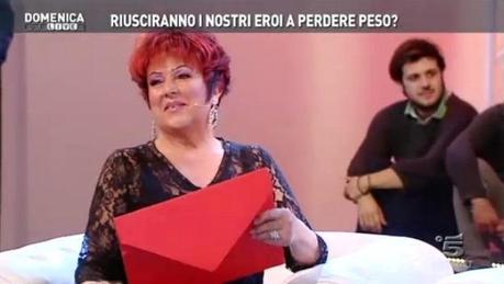 ORIETTA BERTI A DIETA FERREA A DOMENICA LIVE CANALE 5