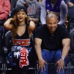 Rihanna tifosa al derby tra Lakers e Clippers01