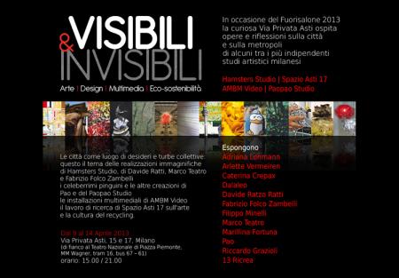 Fuorisalone 2013 Salone del Mobile - Hamsters Studio, Spazio Asti 17, AMBM Video, Paopao Studio