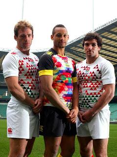 Nuove maglie dell'Inghilterra per il rugby a 7