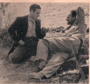 Michael Stern (Oss) e Giuliano a Montelepre (Archivio Casarrubea)