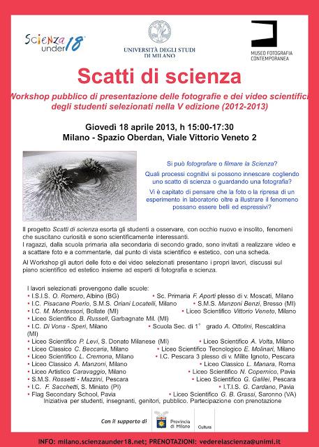 Scatti di Scienze 2013