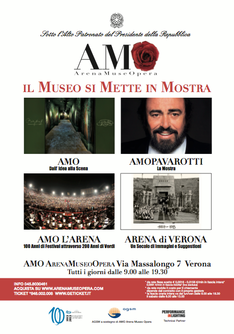 nuovemostreamomuseooperaverona verdi, pavarotti, arena nuove mostre al Museo dell'opera di Verona