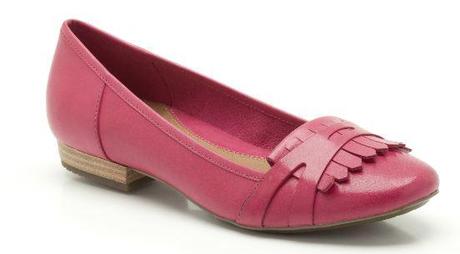 clarks ballerina fuxia