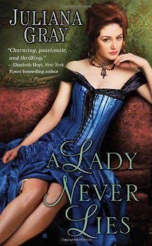 book cover of 
A Lady Never Lies 
