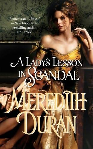 book cover of 
A Lady's Lesson in Scandal 
