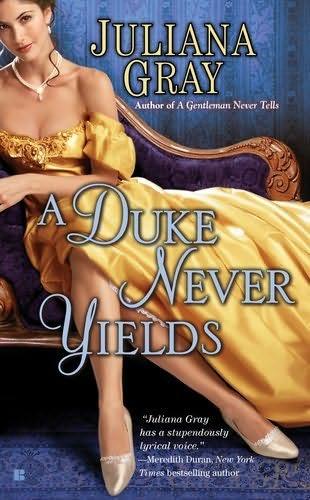 book cover of 
A Duke Never Yields 
