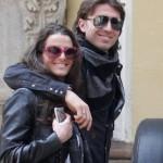 Riccardo Montolivo e Cristina De Pin nelle vie della moda di Milano (foto)