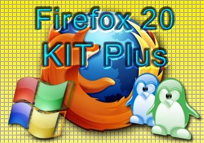 Firefox 20 Kit Plus per Windows e Linux Firefox 20 Kit Plus per Windows e Linux