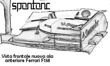 ECCO COME FUNZIONA LA NUOVA ALA ANTERIORE DELLA FERRARI F138 ECCO COME FUNZIONA LA NUOVA ALA ANTERIORE DELLA FERRARI F138