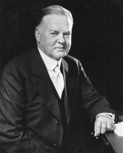 Herber Hoover, 31° Presidente USA.