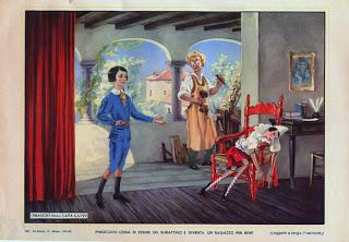 PINOCCHIO: calendario Lana Gatto del 1942 PINOCCHIO: calendario Lana Gatto del 1942