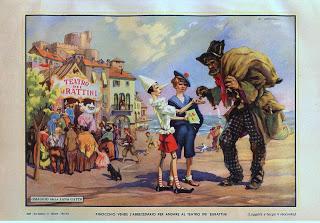PINOCCHIO: calendario Lana Gatto del 1942 PINOCCHIO: calendario Lana Gatto del 1942
