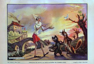 PINOCCHIO: calendario Lana Gatto del 1942 PINOCCHIO: calendario Lana Gatto del 1942