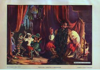 PINOCCHIO: calendario Lana Gatto del 1942 PINOCCHIO: calendario Lana Gatto del 1942