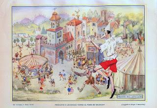 PINOCCHIO: calendario Lana Gatto del 1942 PINOCCHIO: calendario Lana Gatto del 1942