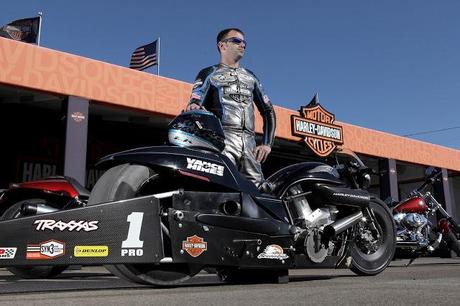 Harley-Davidson V-Rod Drag Racing @ NHRA Pro Stock Gainesville 2013