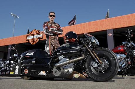 Harley-Davidson V-Rod Drag Racing @ NHRA Pro Stock Gainesville 2013