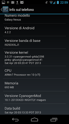 Cyanogenmod 10.1: major update nella Nightly del 20 aprile 2013