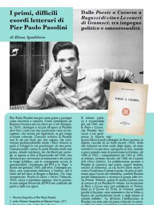Pier Paolo Pasolini, Webzine 2/2013, La difficoltà dell'inizio