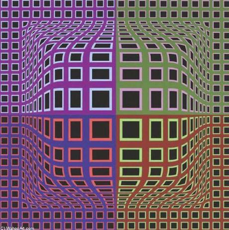 STUPENDI PATTERNS E ILLUSIONI OTTICHE NEI CAPOLAVORI OP ART DI VICTOR VASARELY