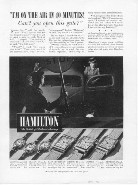 Hamilton a Baselworld 2013 - Fiera e Salone Mondiale dell'Orologeria e della Gioielleria - Hamilton 1940