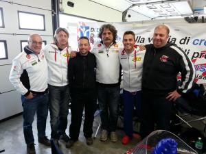 Team Di.Di. con Paolo Simoncelli