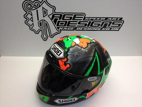 Shoei X-Spirit II M.Jessop 2013 by Rage Designs Shoei X-Spirit II M.Jessop 2013 by Rage Designs
