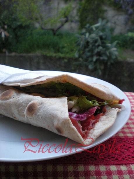 Piadine romagnole integrali all’olio con pasta madre piadine romagnole con pasta madre (18)b