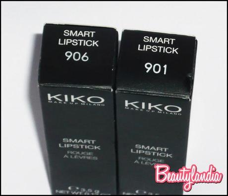 KIKO - Swatch e Review Smart Lipstick 901, 906 -