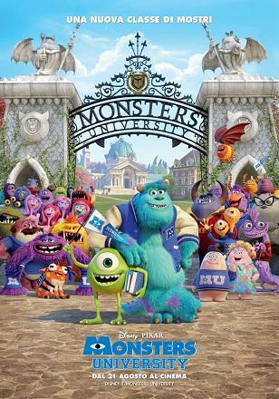 monsters university poster ita