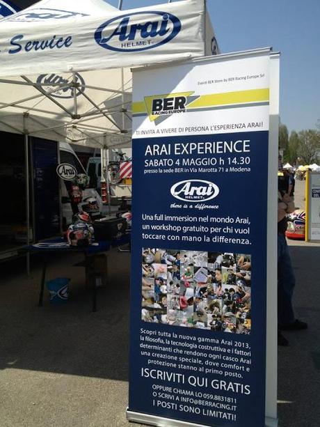 Arai Experience @ BER Racing Europe - Modena, Sabato 4 Maggio 2013