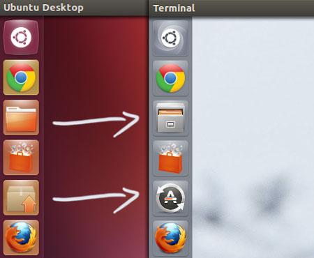 Ubuntu 13.04 icon-changes