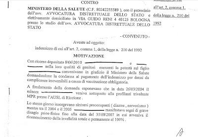 Caso di autismo insorto il giorno stesso della vaccinazione: il tribunale di Rimini ha riconosciuto il danno del vaccino e il diritto all'indennizzo della famiglia