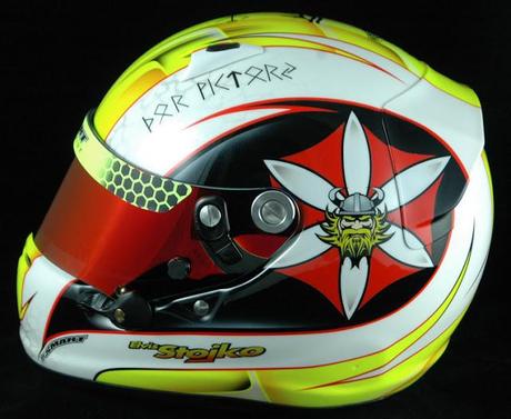 Arai SK-6 E.Stojko 2013 by Smart Race Paint Arai SK-6 E.Stojko 2013 by Smart Race Paint