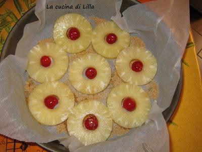 Torte: Torta ananas e banane