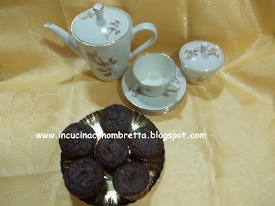 Muffin di budino al cioccolato