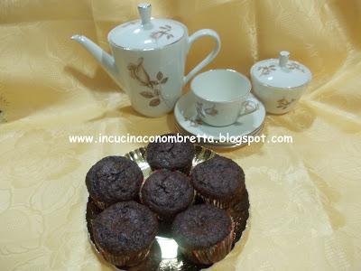 Muffin di budino al cioccolato