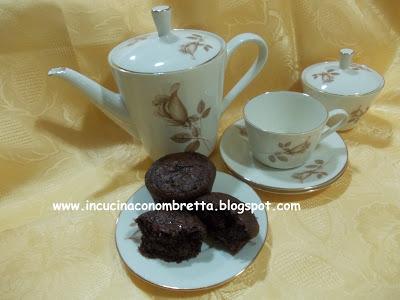 Muffin di budino al cioccolato