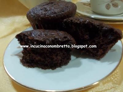 Muffin di budino al cioccolato